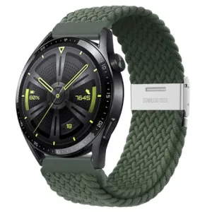 BStrap Elastic Nylon 2 remen za Samsung Galaxy Watch 42mm, olive green