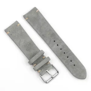 BStrap Suede Leather remen za Samsung Galaxy Watch 42mm, gray