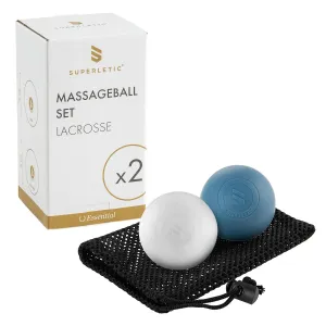 Capital Sports Dacso, set masažnih kuglica Essential, kuglica 2 ×, 6 cm (Ø), lacrosse, samo-masaža