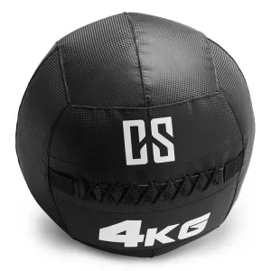 Capital Sports Bravor Wall Ball medicinbal PVC dvostruki šavovi 4kg crna boja