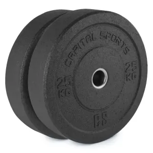 Capital Sports RENIT, HI TEMP, disk utezi 50,4 mm, gumirani, aluminijska jezgra, 2x25kg