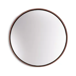 Casa Chic Fournier Zidno ogledalo s metalnim okvirom okruglo 58,8 x 58,8 cm #4782