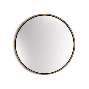 Casa Chic Fournier Zidno ogledalo s metalnim okvirom okruglo Ø 40 cm #4783