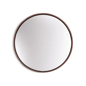 Casa Chic Fournier Zidno ogledalo s metalnim okvirom okruglo Ø 40 cm #4784