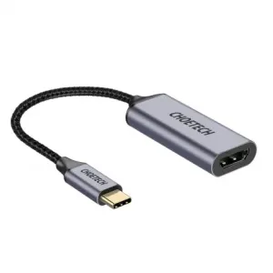 Choetech HUB-H10 adapter USB-C / HDMI 4K 60Hz M/F, siva #362444