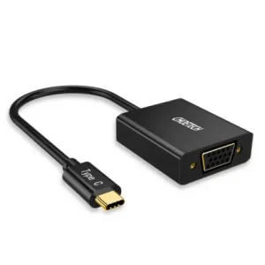 Choetech HUB-V01 adapter USB-C / VGA M/F, crno