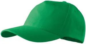 5-dijelna bejzbolska kapa, trava zelena, podesiva #257763
