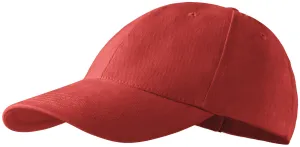 6-dijelna bejzbolska kapa, bordo, podesiva