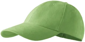 6-dijelna bejzbolska kapa, grašak zeleni, podesiva #254933