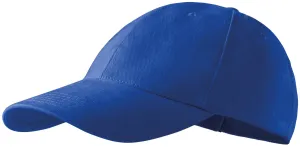 6-dijelna bejzbolska kapa, kraljevski plava, podesiva #254927