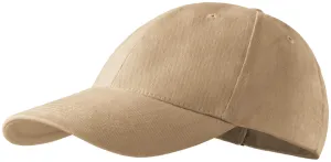 6-dijelna bejzbolska kapa, pjeskovita, podesiva