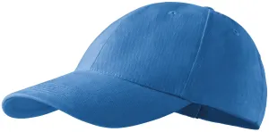 6-dijelna bejzbolska kapa, svijetlo plava, podesiva #254913