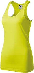 Dame sportski vrh, neonsko žuta, XL