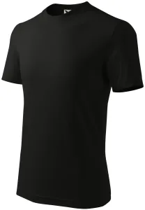 Dječja jednostavna majica, crno, 110cm / 4godine