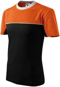 Dvobojna pamučna majica, naranča, L #260030