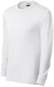 Izdržljiva muška majica s dugim rukavima, bijela, M