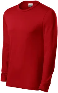 Izdržljiva muška majica s dugim rukavima, crvena, L
