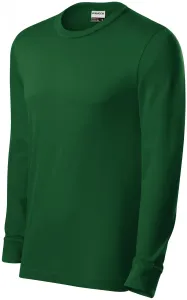 Izdržljiva muška majica s dugim rukavima, tamnozelene boje, L