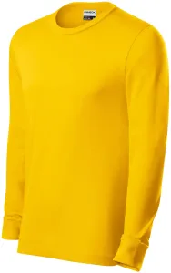 Izdržljiva muška majica s dugim rukavima, žuta boja, S