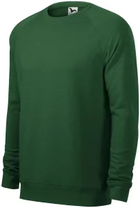 Jednostavni muški džemper, boca zeleni mramor, S #268001