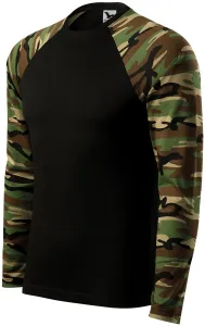 Kamuflažna majica dugih rukava, maskirno smeđa, XL