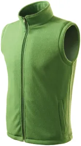 Klasični prsluk od flisa, grašak zeleni, XS #263825