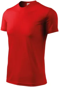 Majica s asimetričnim izrezom, crvena, XL