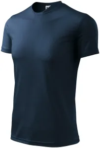 Majica s asimetričnim izrezom, tamno plava, M