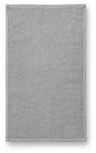 Mali pamučni ručnik, 30x50cm, svijetlo siva, 30x50cm