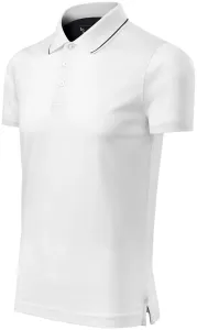 Muška elegantna mercerizirana polo majica, bijela, XL #257477