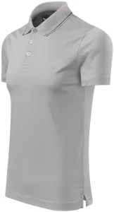 Muška elegantna mercerizirana polo majica, srebrno siva, 2XL #257538