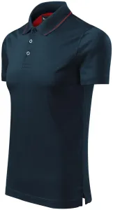Muška elegantna mercerizirana polo majica, tamno plava, S #257507