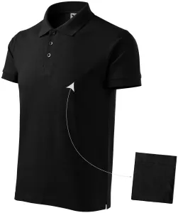 Muška elegantna polo majica, crno, XL #261379