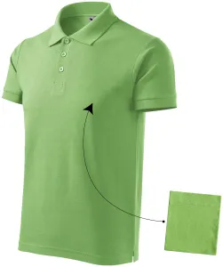 Muška elegantna polo majica, grašak zeleni, S