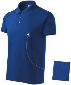 Muška elegantna polo majica, kraljevski plava, S #261481