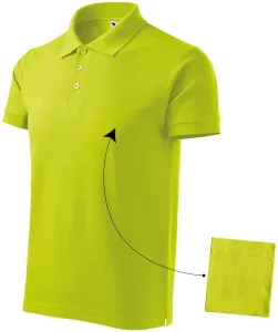 Muška elegantna polo majica, limeta zelena, M #261447