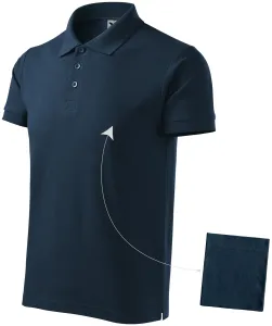 Muška elegantna polo majica, tamno plava, 2XL