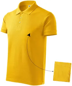 Muška elegantna polo majica, žuta boja, S