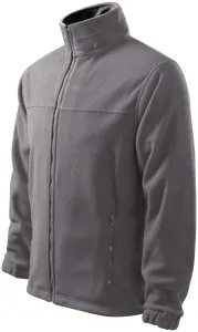 Muška flisova jakna, čelično siva, S