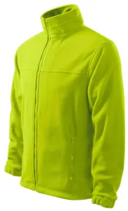 Muška flisova jakna, limeta zelena, S #263225