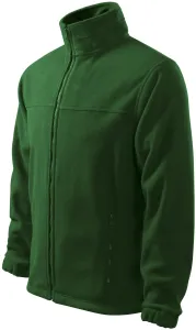 Muška flisova jakna, tamnozelene boje, 3XL