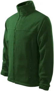 Muška flisova jakna, tamnozelene boje, 2XL
