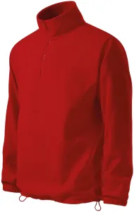 Muška jakna od flisa, crvena, 2XL