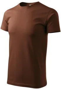 Muška jednostavna majica, čokolada, S