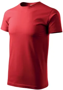 Muška jednostavna majica, crvena, XL