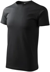 Muška jednostavna majica, ebanovina siva, 2XL
