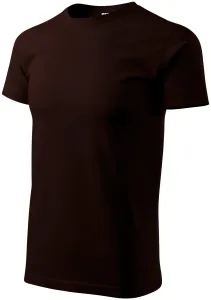 Muška jednostavna majica, kava, 4XL