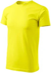 Muška jednostavna majica, limun žuto, XS