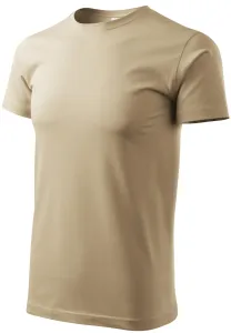 Muška jednostavna majica, pjeskovita, XS