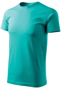 Muška jednostavna majica, smaragdno zeleno, XS